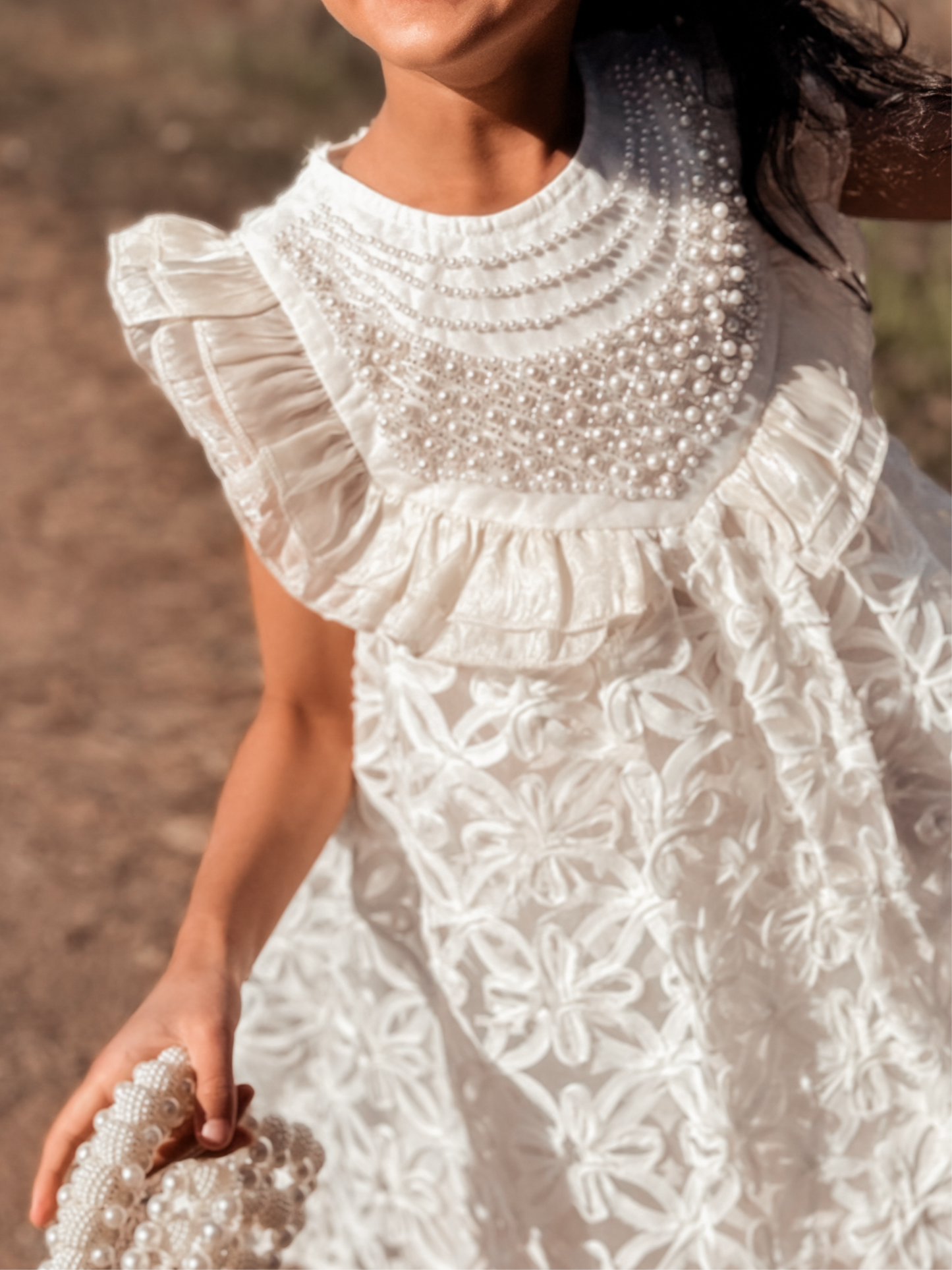 Gardenia Dream dress - White