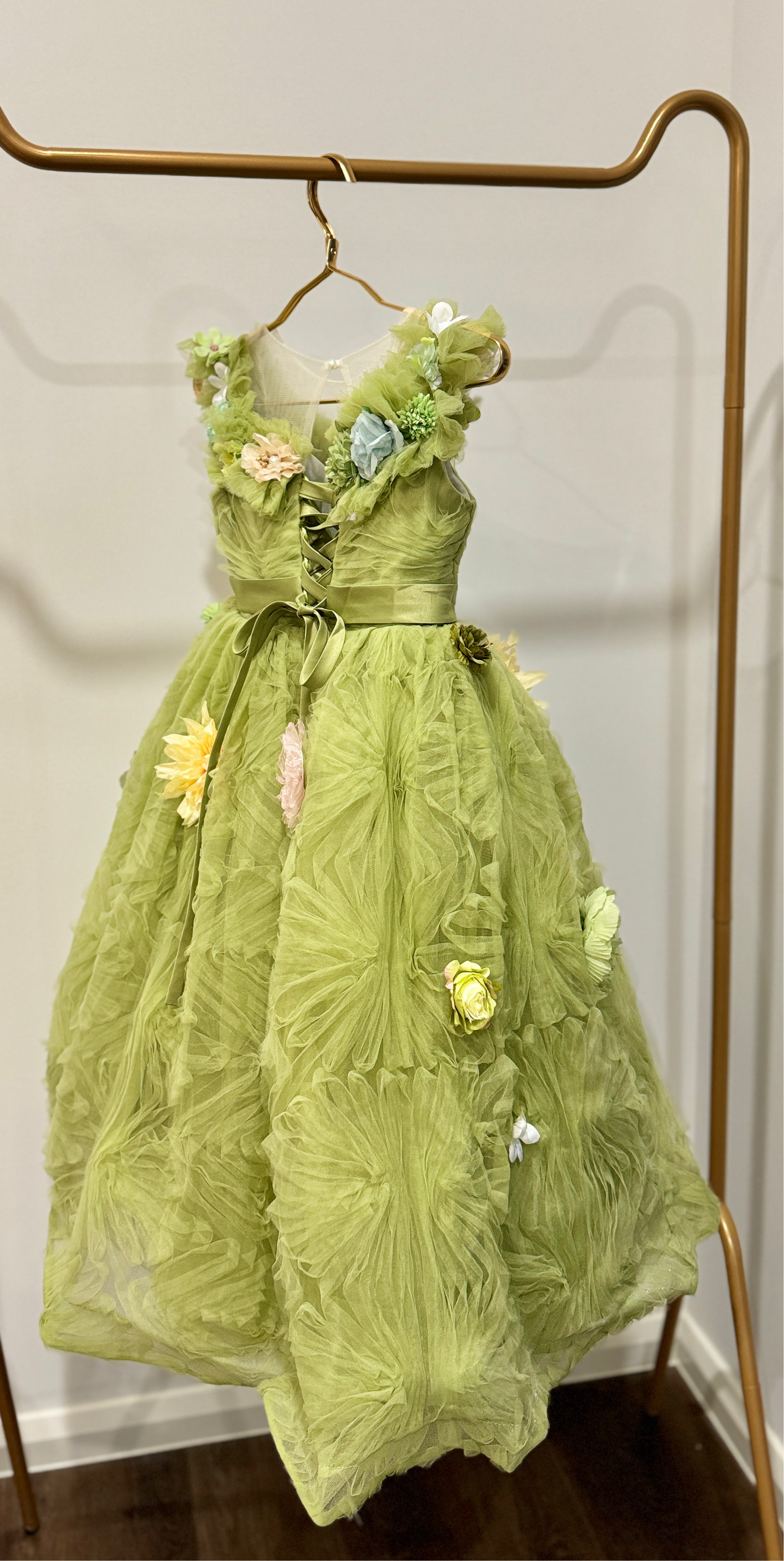 Flower Girls Dresses - Enchanted Green - FILZEH NOOR