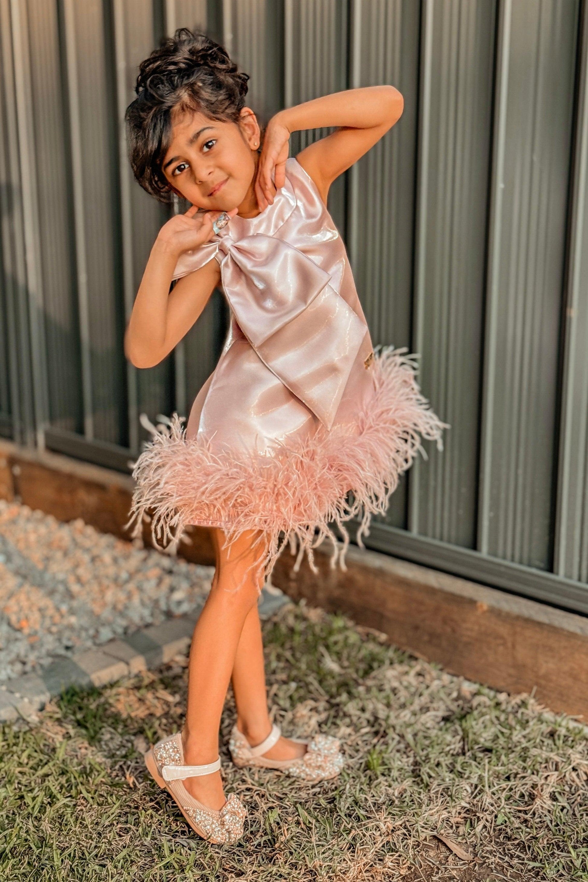 Bow & Bloom- blush Pink - FILZEH NOOR